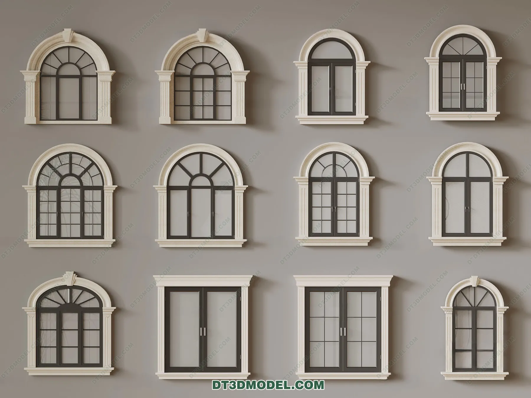 Windows 3D Blocks – 3D Model – 062 – VRAY