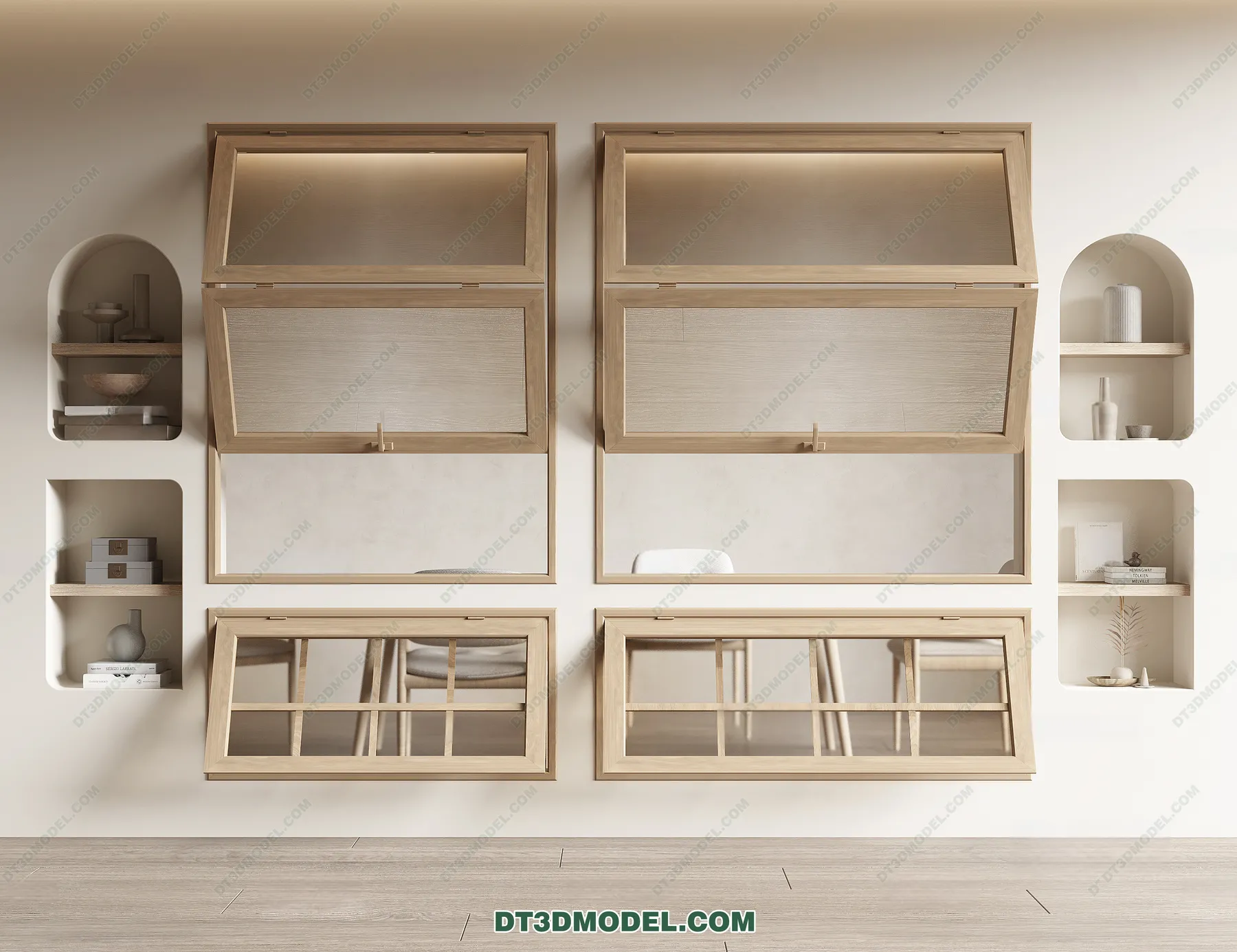 Windows 3D Blocks – 3D Model – 066 – VRAY