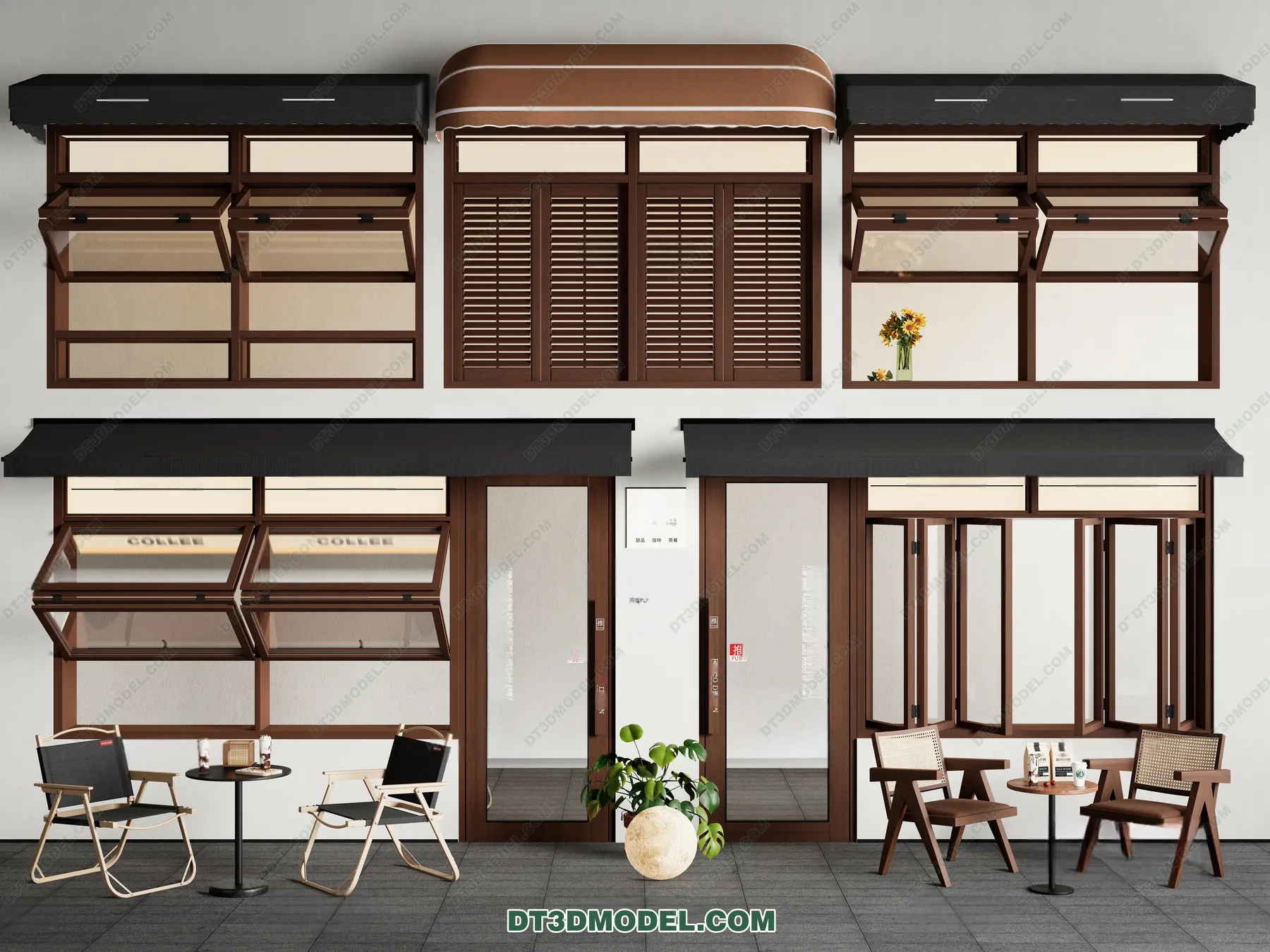 Windows 3D Blocks – 3D Model – 069 – VRAY