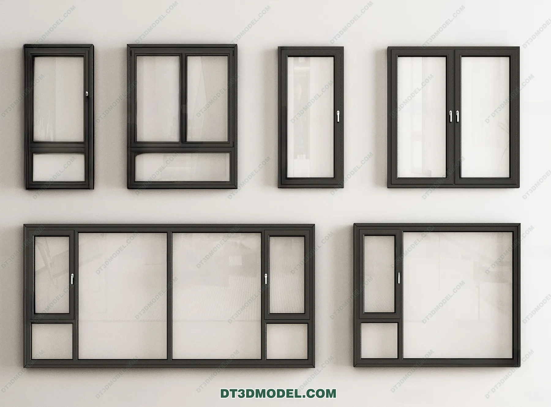 Windows 3D Blocks – 3D Model – 070 – VRAY