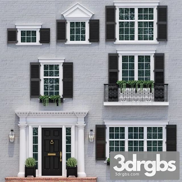 Windows And Doors Classic 3D Model Download Windows And Doors Classic 3D Model Download