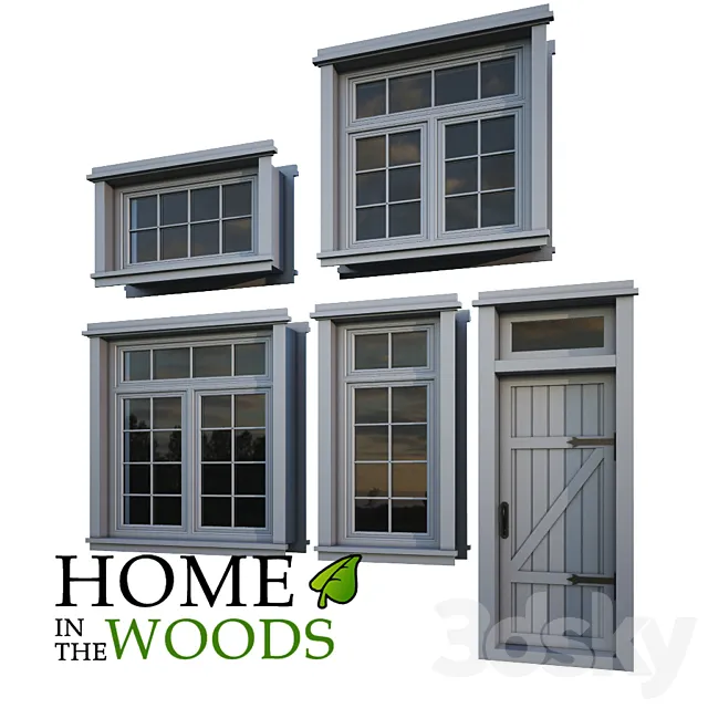 Windows and doors for houses 3DModel