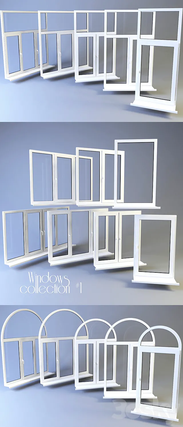 Windows collection # 1 3DModel