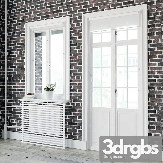 Windows in Scandinavian Style 3D Model Download