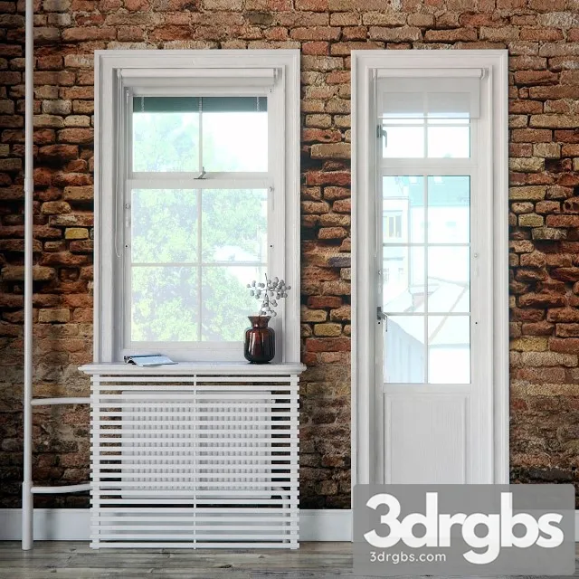 Windows Scandinavian Style 2 3D Model Download