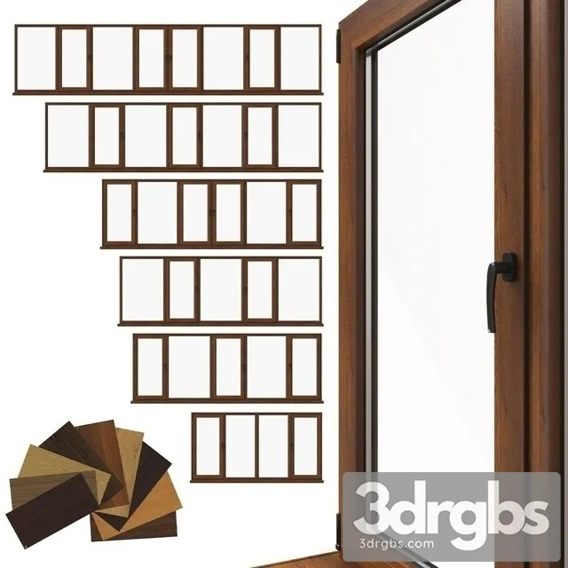 Windows Set 2 3D Model Download