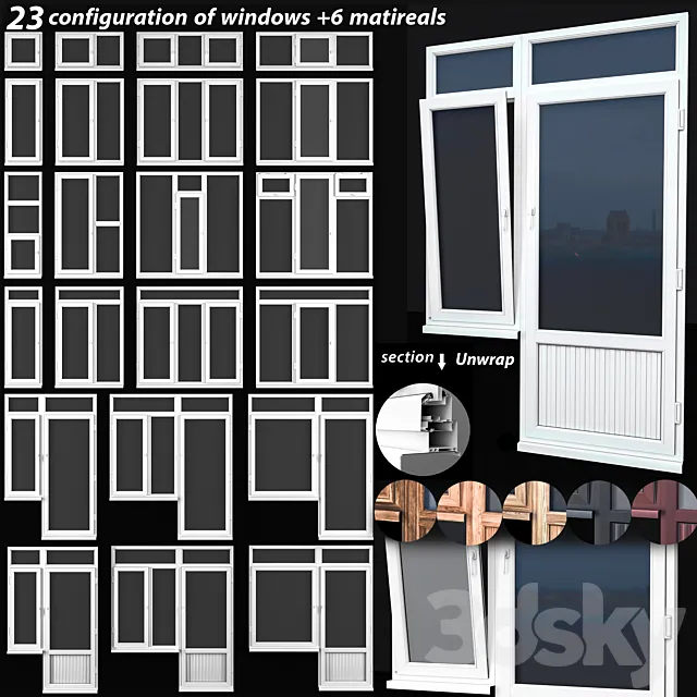 windows01 3D Model