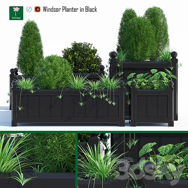 Windsor planter 3D Model Windsor planter 3D Model