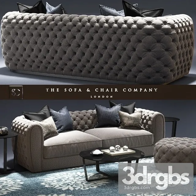 Windsor Sofa 01 3D Model Download Windsor Sofa 01 3D Model Download