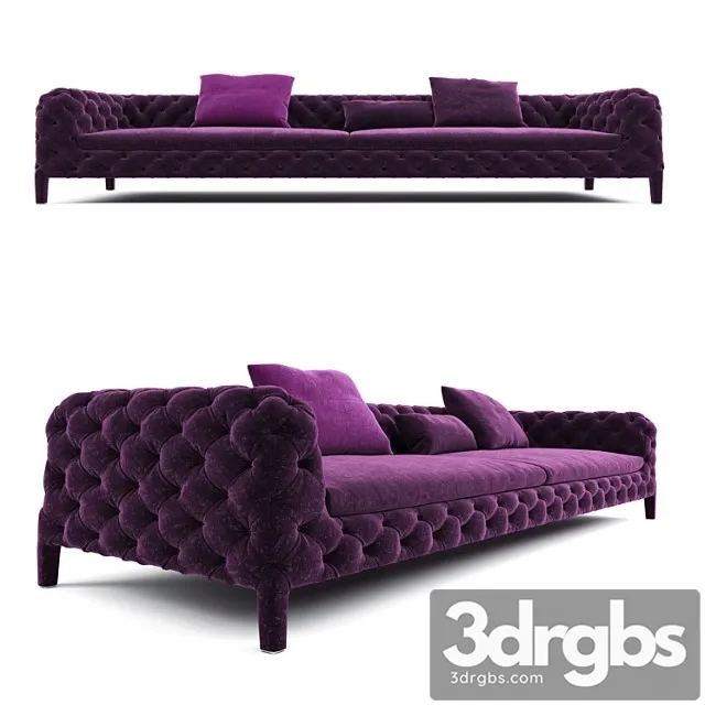 Windsor sofa 2 3D Model Download Windsor sofa 2 3D Model Download