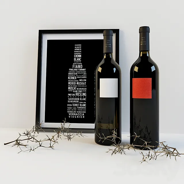 Wine 3D Model Wine 3D Model