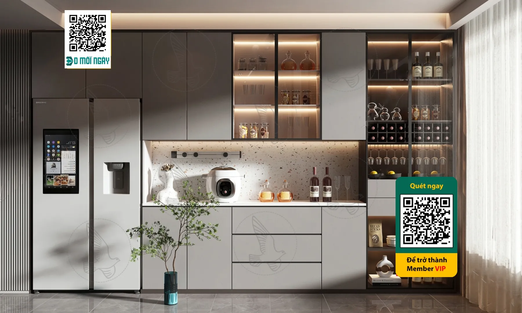 Wine cabinet 3D – 023 – 3827