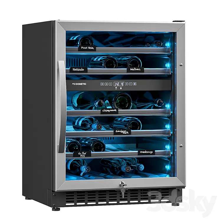 Wine cabinet DOMETIC MaCave S46G 3D Model