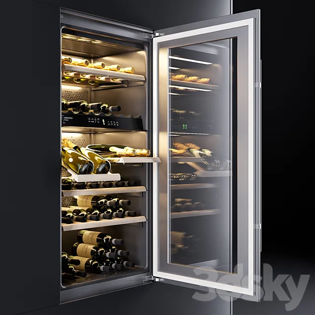 Wine Cabinet Liebherr WTEES 2053 3DModel