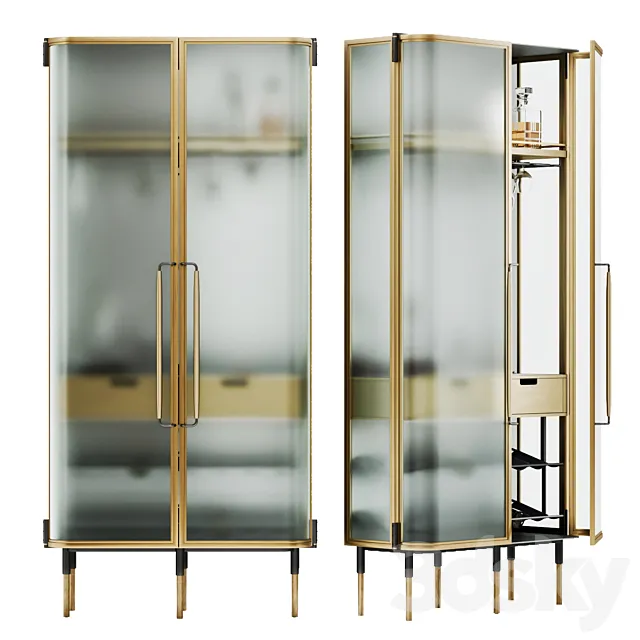 Wine cabinet_showcase. New Format Plano 3D Model Wine cabinet_showcase. New Format Plano 3D Model