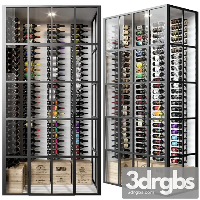 Wine cellar 06 3D Model Download