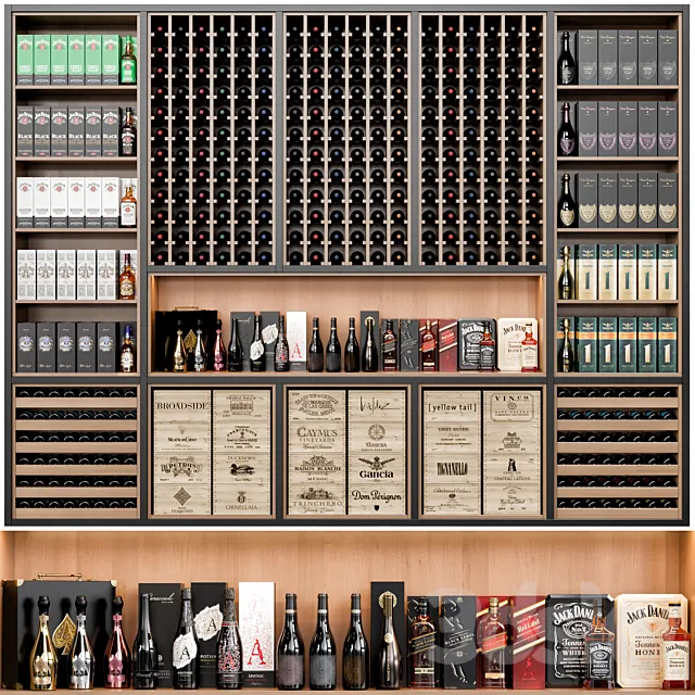 wine cellar 08 3D Model