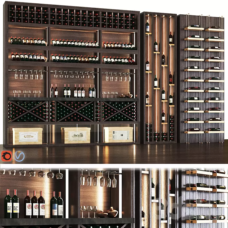 Wine cellar 3D Model Free Download Wine cellar 3D Model Free Download