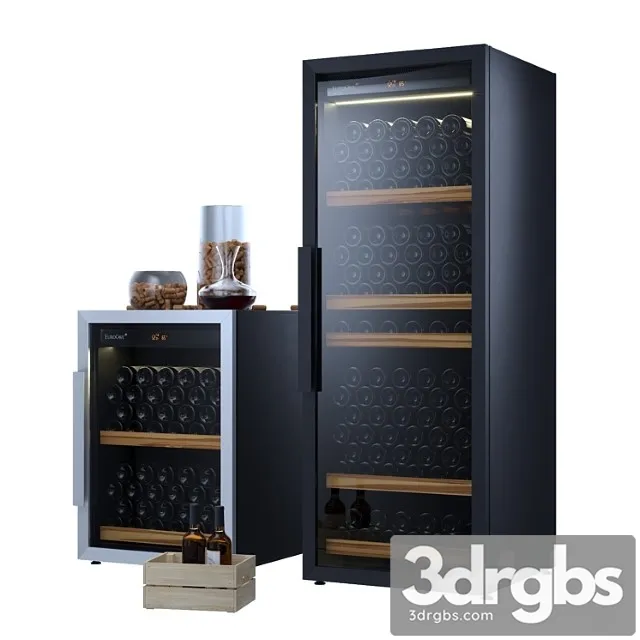Wine cooler 3D Model Download