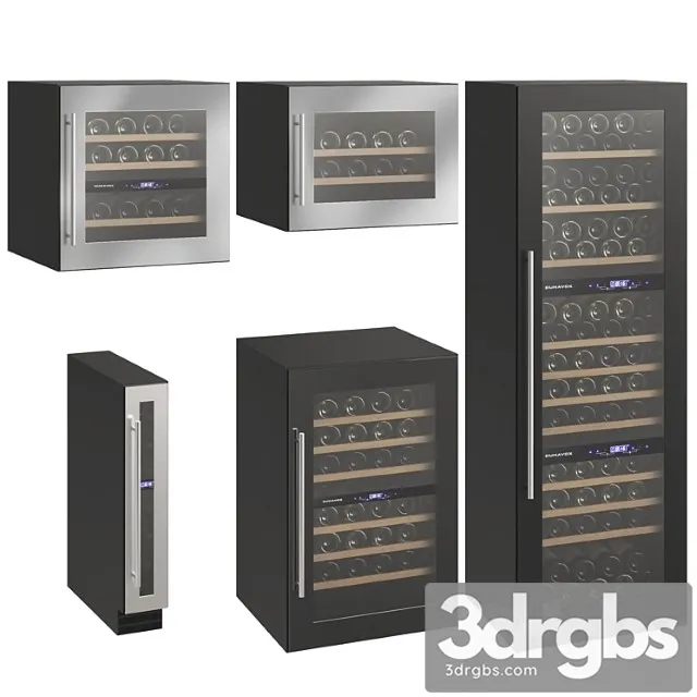 Wine coolers dunavox 2 3D Model Download