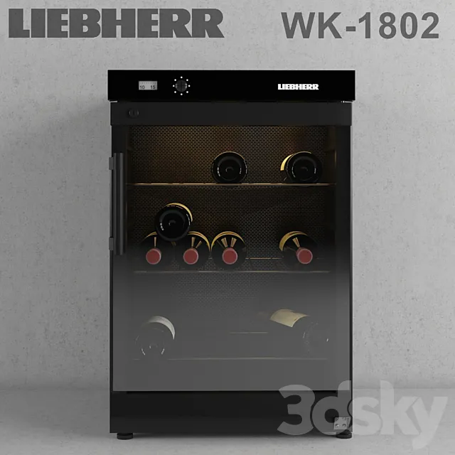 Wine fridge Liebher_WK_1802 3D Model