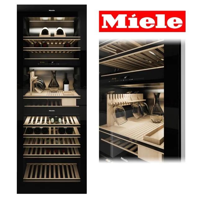 Wine Fridge Miele KWT 6832 SGS 3D Model