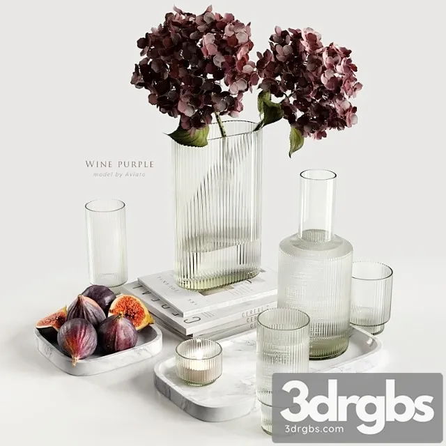 Wine Purple 3D Model Download Wine Purple 3D Model Download