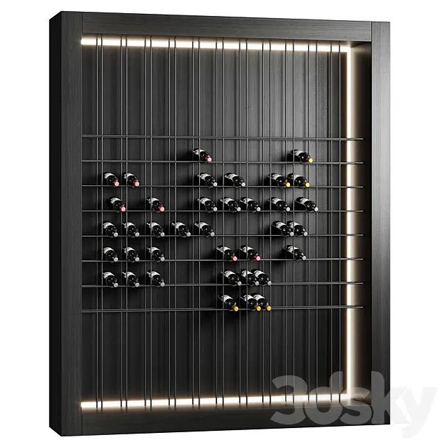 Wine rack 3D Model