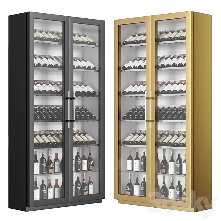 Wine Rack 3D Model Free Download