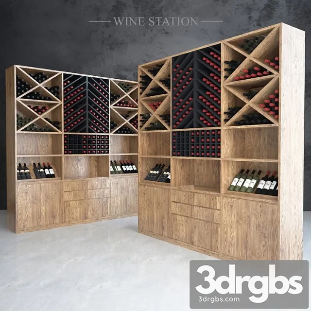 Wine Station 3D Model Download Wine Station 3D Model Download