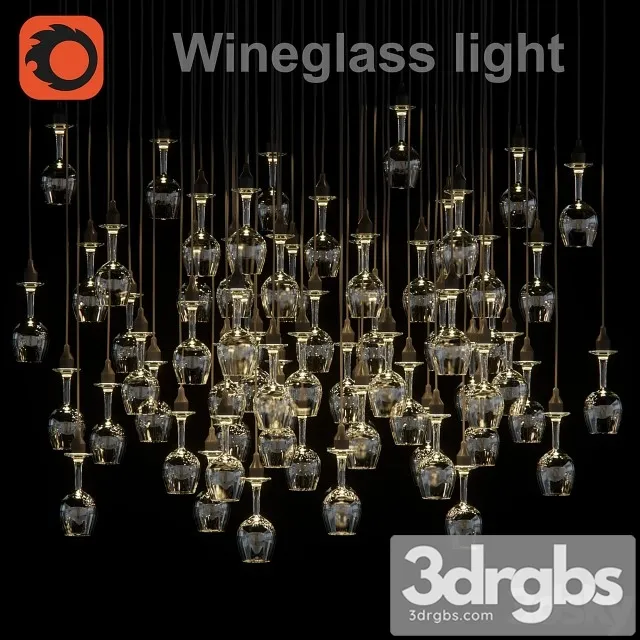 Wineglass Light 3D Model Download