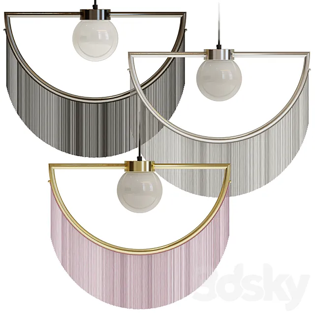 WINK Houtique pendants 3D Model WINK Houtique pendants 3D Model