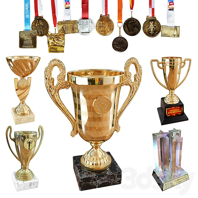 Winner cups 3D Model