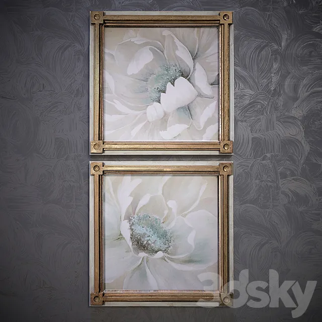 Winter Blooms Pictures 3D Model Winter Blooms Pictures 3D Model