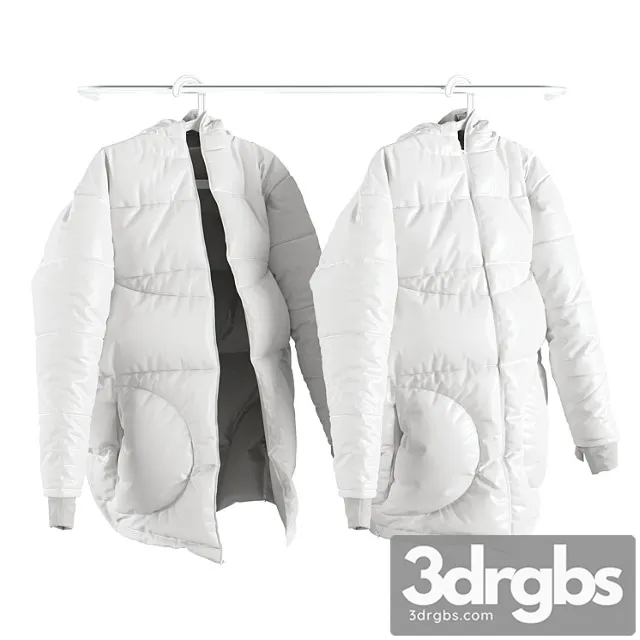 Winter Jacket Sondr on a Hanger 3D Model Download
