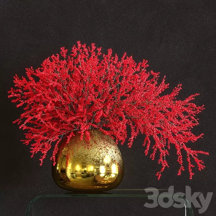 Winterberry set 3 3D Model
