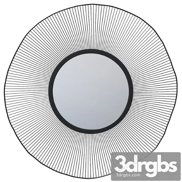 Wire sun mirror spyk la redoute interieurs 3D Model Download