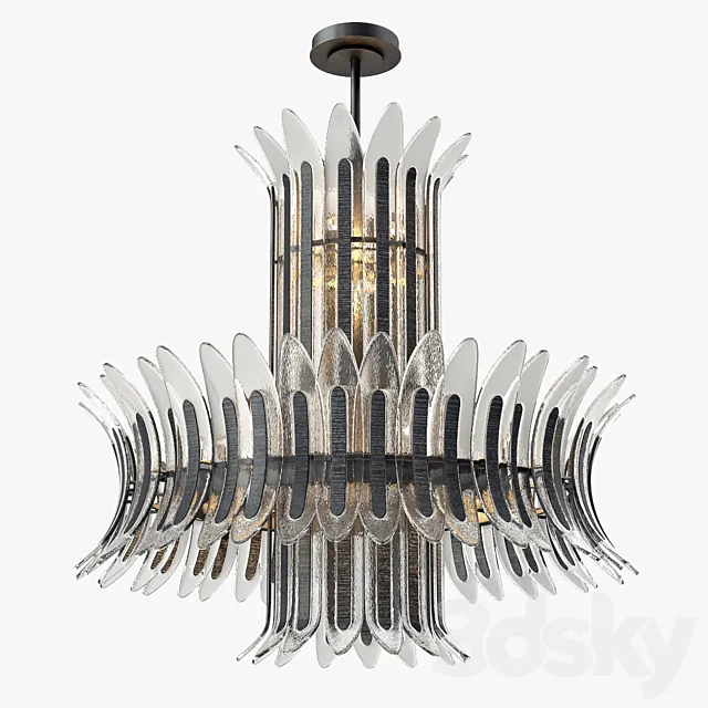 Wired Custom Lighting Palm Chandelier 3DModel Wired Custom Lighting Palm Chandelier 3DModel