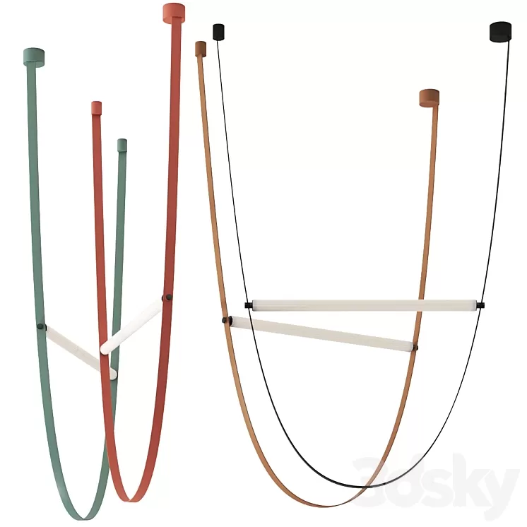 Wireline Pendant light by Flos Lampatron NUTTA 3D Model Free Download