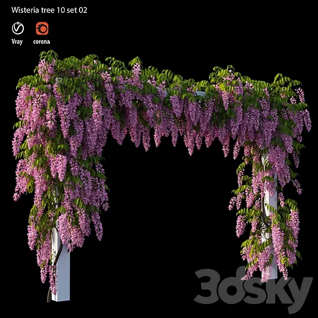 wisterial tree 10 set 02 3D Model
