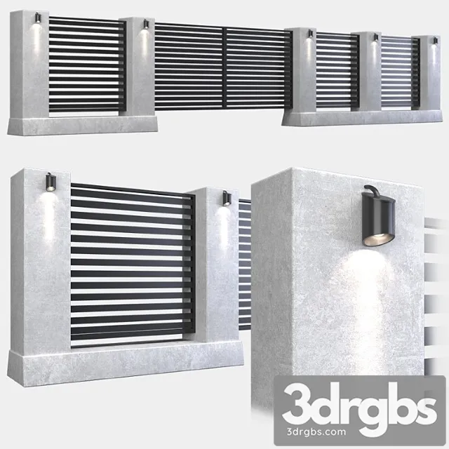 With Gate 3D Model Download With Gate 3D Model Download