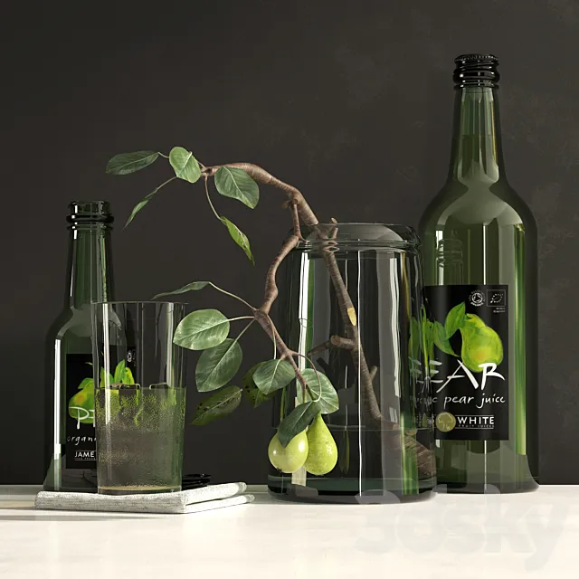 with pear decor 3DModel