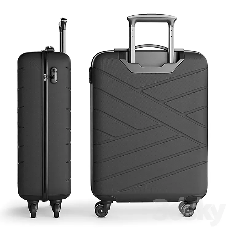 Wittchen Luggage Set 3D Model