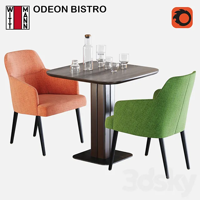 WITTMANN ODEON BISTRO & MONO CHAIR low 3DModel