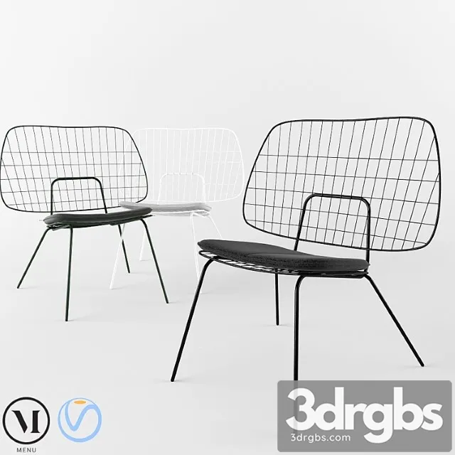 Wm string lounge chair – menu 2 3D Model Download Wm string lounge chair – menu 2 3D Model Download