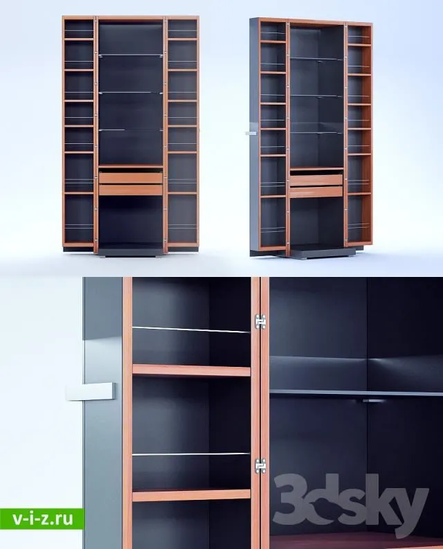 Wogg model 8 wardrobe Designer Hans Eichenberger 3D Model