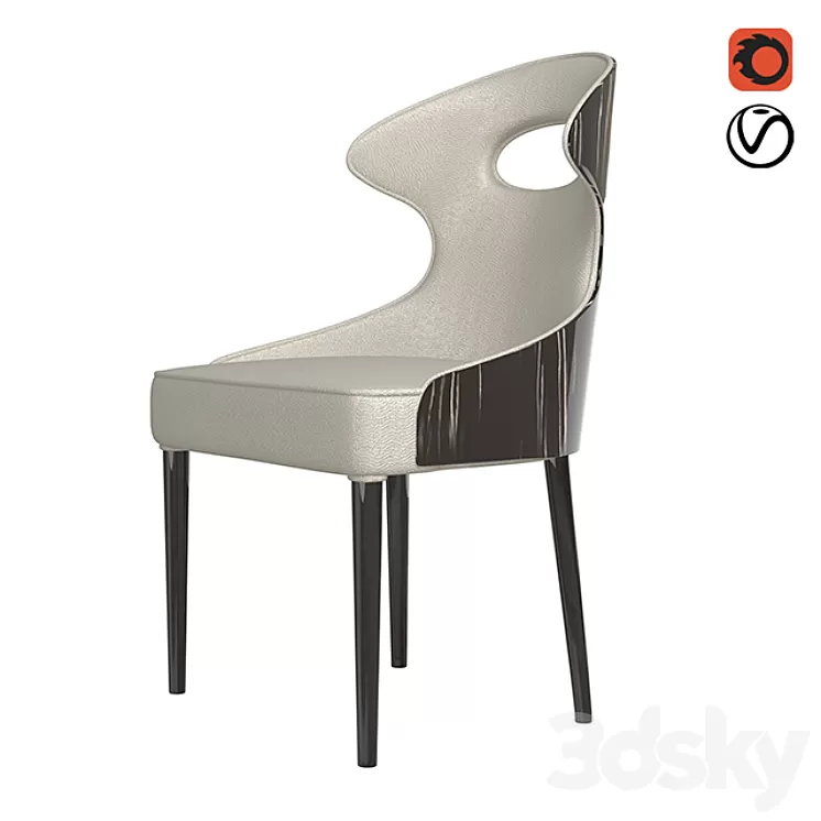 Woiss Mobili Impero Chair 3D Model Woiss Mobili Impero Chair 3D Model