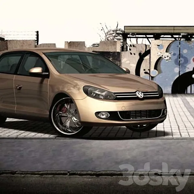 Wolkswagen Golf 3DModel