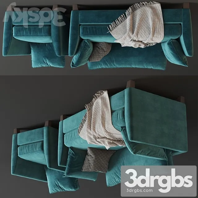 Wolseley love seat 2 3D Model Download Wolseley love seat 2 3D Model Download