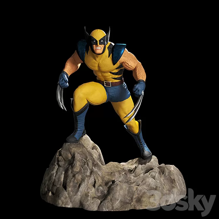 Wolverine 3D Model Wolverine 3D Model